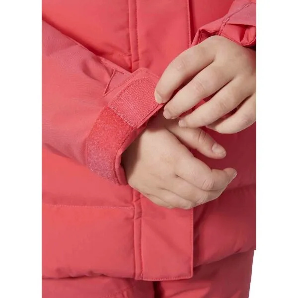Helly Hansen JR DIAMOND JACKET Dievčenská lyžiarska bunda, ružová, veľkosť 12Y