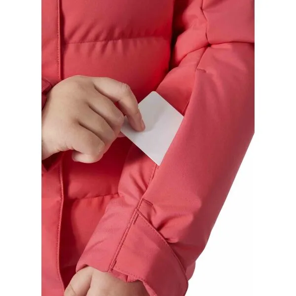 Helly Hansen JR DIAMOND JACKET Dievčenská lyžiarska bunda, ružová, veľkosť 12Y