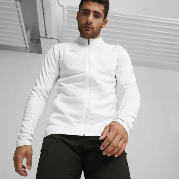 Puma TEAMFINAL TRAINING JACKET Pánska športová mikina, biela, veľkosť