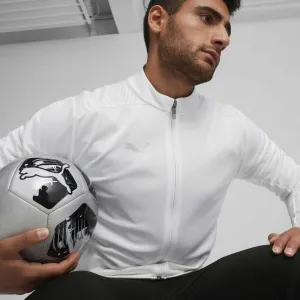 Puma TEAMFINAL TRAINING JACKET Pánska športová mikina, biela, veľkosť