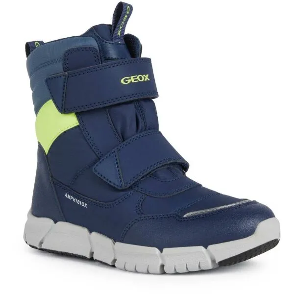 Geox J FLEXYPER B. Chlapčenská členková obuv, modrá, veľkosť