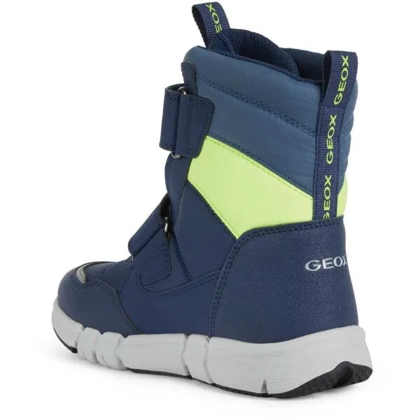 Geox J FLEXYPER B. Chlapčenská členková obuv, modrá, veľkosť