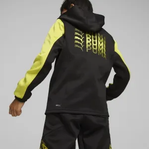 Puma FIT FULL-ZIP DK Chlapčenská bunda, čierna, veľkosť