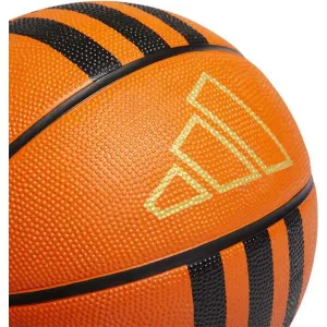 adidas 3S RUBBER X3 Basketbalová lopta, hnedá, veľkosť