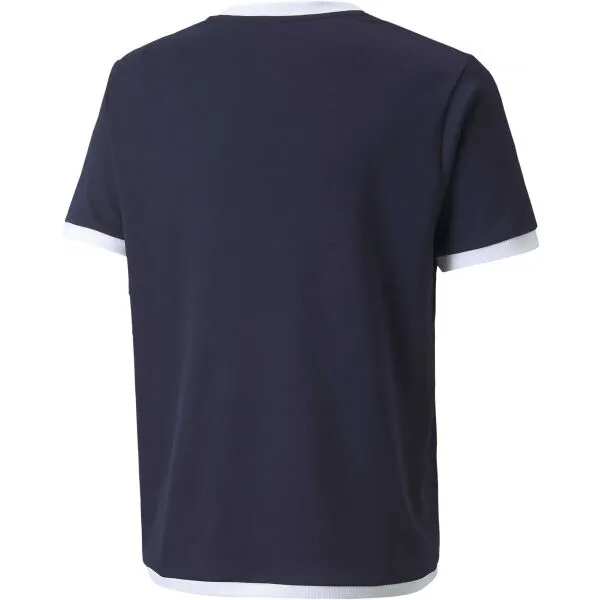 Puma TEAM LIGA JERSEY JR Juniosrské futbalové tričko, tmavo modrá, veľkosť