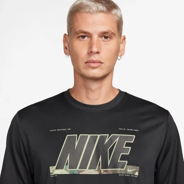 Nike DRI-FIT Pánske tričko, čierna, veľkosť