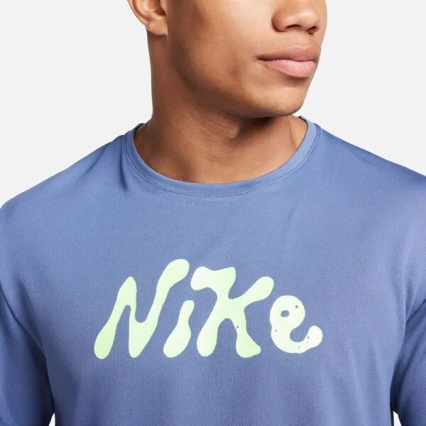 Nike DF UV S72 MILER SS Pánske tričko, svetlomodrá, veľkosť