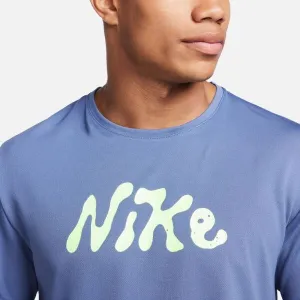 Nike DF UV S72 MILER SS Pánske tričko, svetlomodrá, veľkosť