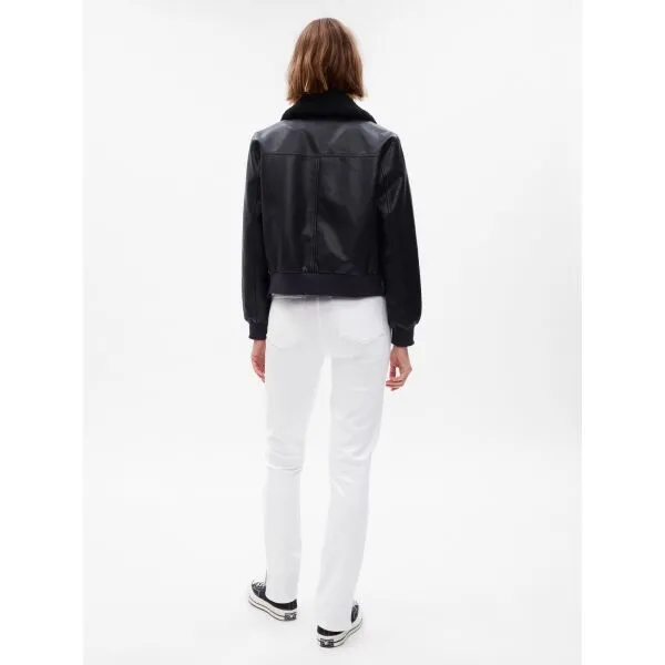 Biele dámske slim fit džínsy GAP