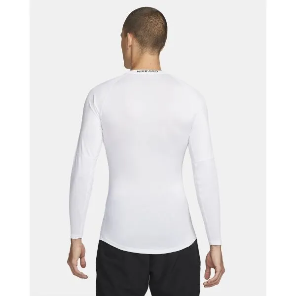 Nike DRI-FIT Pánske termo tričko, biela, veľkosť