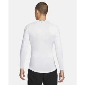 Nike DRI-FIT Pánske termo tričko, biela, veľkosť