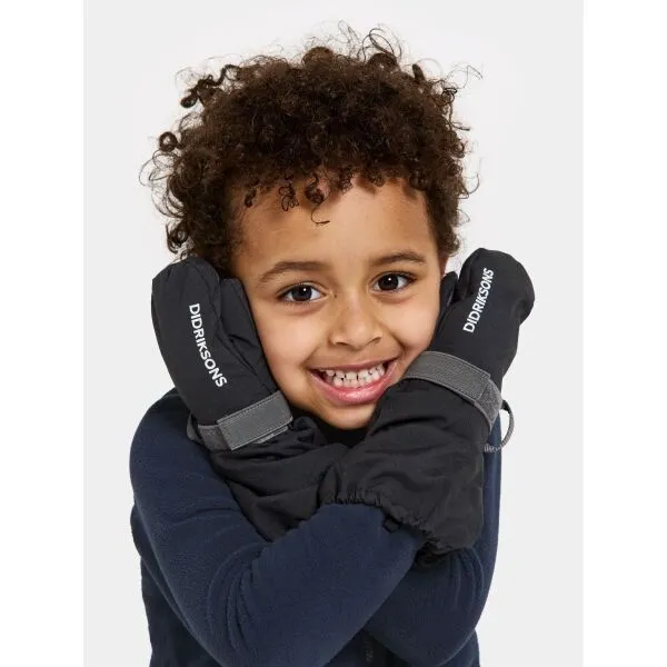 Rukavice detské Didriksons Biggles Mittens - black