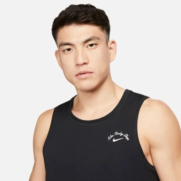 Nike DF MILER TANK DYE Pánske tielko, čierna, veľkosť XXL