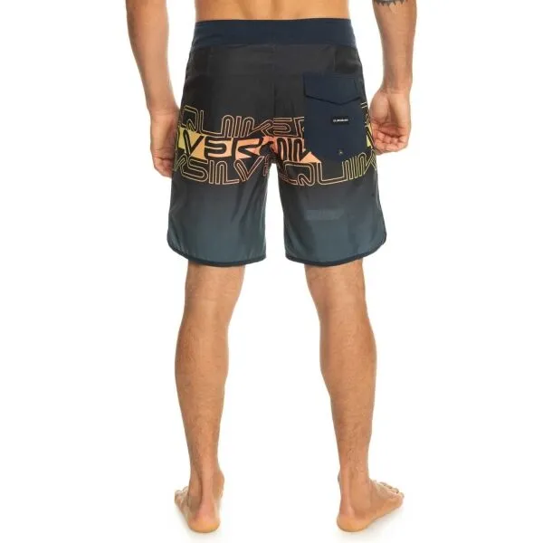 Quiksilver EVERYDAY SCALLOP 19 Pánske plavkové šortky, tmavo modrá, veľkosť