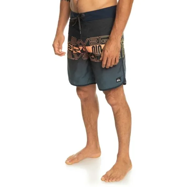 Quiksilver EVERYDAY SCALLOP 19 Pánske plavkové šortky, tmavo modrá, veľkosť