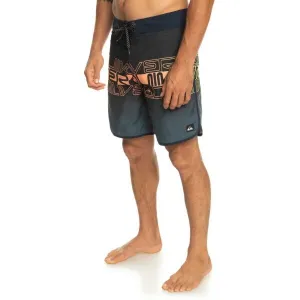 Quiksilver EVERYDAY SCALLOP 19 Pánske plavkové šortky, tmavo modrá, veľkosť