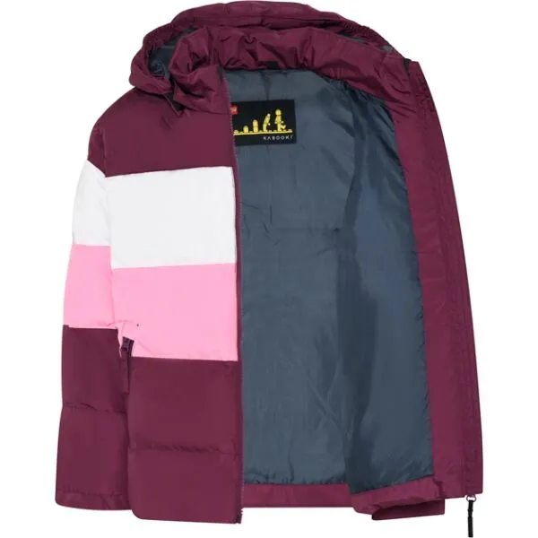 LEGO&reg; kidswear LWJIPE 705 JACKET Dievčenská zimná bunda, vínová, veľkosť