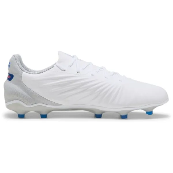 Puma KING MATCH FG/AG Pánske kopačky, biela, veľkosť 46