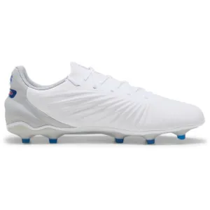 Puma KING MATCH FG/AG Pánske kopačky, biela, veľkosť 46