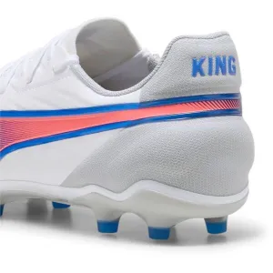 Puma KING MATCH FG/AG Pánske kopačky, biela, veľkosť 46