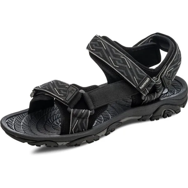 Hannah RIDDLE Unisex sandále, čierna, veľkosť 39