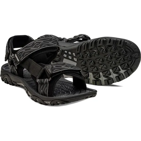Hannah RIDDLE Unisex sandále, čierna, veľkosť 39