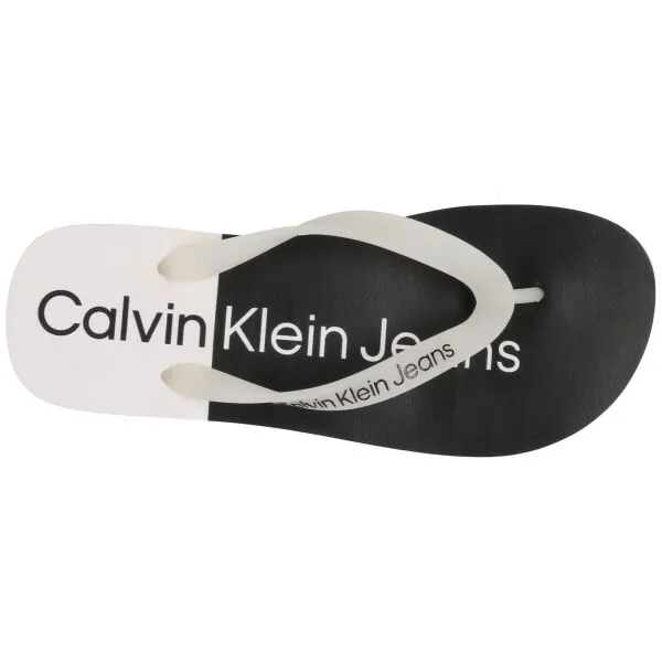 Calvin Klein BEACH SANDAL FLATFORM Dámske žabky, biela, veľkosť