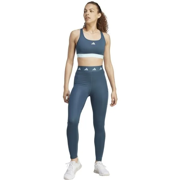 adidas TF STASH 1/1 L Dámske tréningové legíny, tmavo modrá, veľkosť