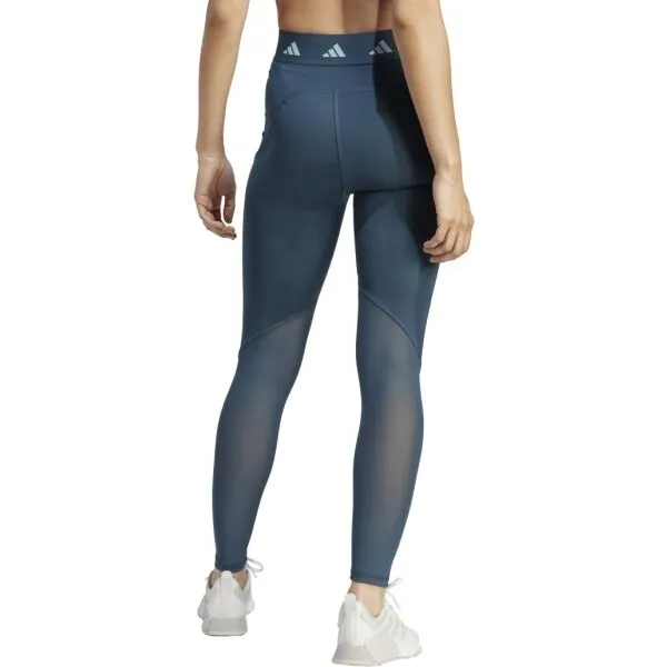 adidas TF STASH 1/1 L Dámske tréningové legíny, tmavo modrá, veľkosť