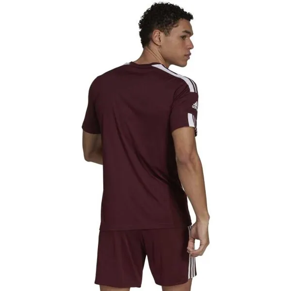 adidas SQUAD 21 JSY SS Pánsky futbalový dres, vínová, veľkosť