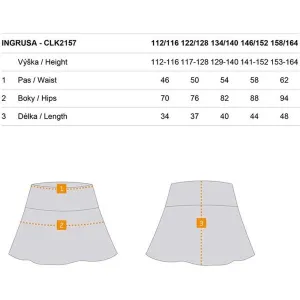 Girls' sports skirt LOAP INGRUSA Pink