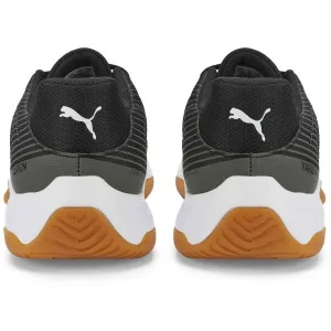 Puma VARION JR Juniorská halová obuv, čierna, veľkosť 34.5