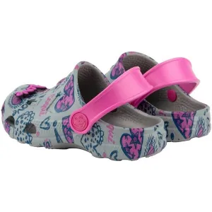 Dievčenské kroksy (rekreačná obuv) COQUI Little Frog + Amulet grey fuchsia