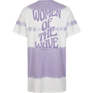 O'Neill WOW T-SHIRT DRESS Dámske tričkové šaty, fialová, veľkosť