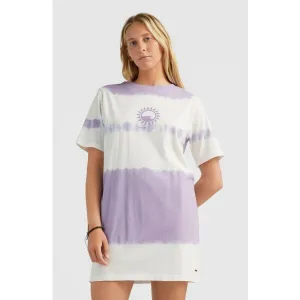 O'Neill WOW T-SHIRT DRESS Dámske tričkové šaty, fialová, veľkosť
