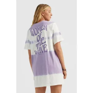O'Neill WOW T-SHIRT DRESS Dámske tričkové šaty, fialová, veľkosť