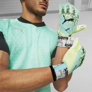 Puma ULTRA GRIP 1 HYBRID Pánske brankárske rukavice, svetlo zelená, veľkosť