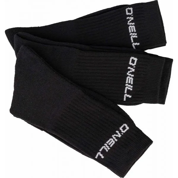 O'Neill SPORTSOCK 3P Unisex ponožky, čierna, veľkosť 39-42