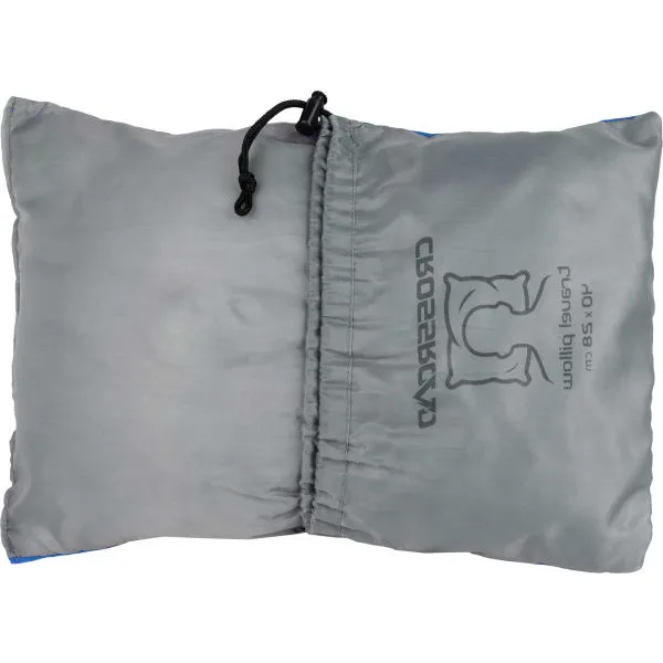 Crossroad TRAVEL PILLOW Zbaliteľný cestovný vankúš, svetlomodrá, veľkosť