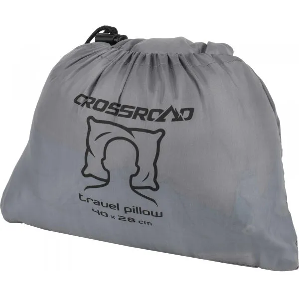 Crossroad TRAVEL PILLOW Zbaliteľný cestovný vankúš, svetlomodrá, veľkosť