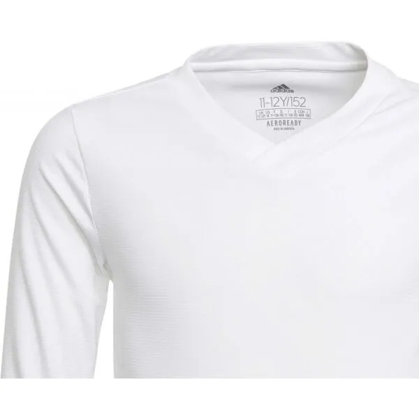 adidas TEAM BASE TEE Y Juniorské futbalové tričko, biela, veľkosť