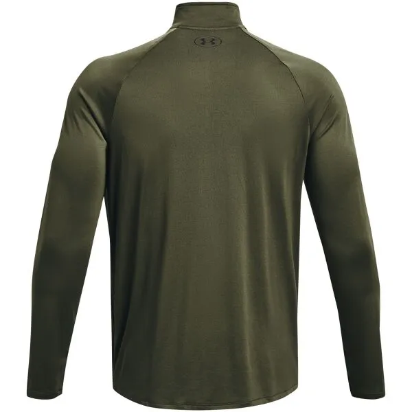 Under Armour TECH 2.0 1/2 ZIP Pánske tričko, khaki, veľkosť