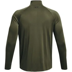Under Armour TECH 2.0 1/2 ZIP Pánske tričko, khaki, veľkosť