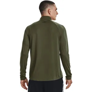 Under Armour TECH 2.0 1/2 ZIP Pánske tričko, khaki, veľkosť