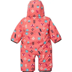 Columbia POWDER LITE REVERSIBLE BUNTING Detská zimná kombinéza, lososová, veľkosť 12-18M