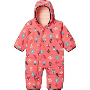 Columbia POWDER LITE REVERSIBLE BUNTING Detská zimná kombinéza, lososová, veľkosť 12-18M