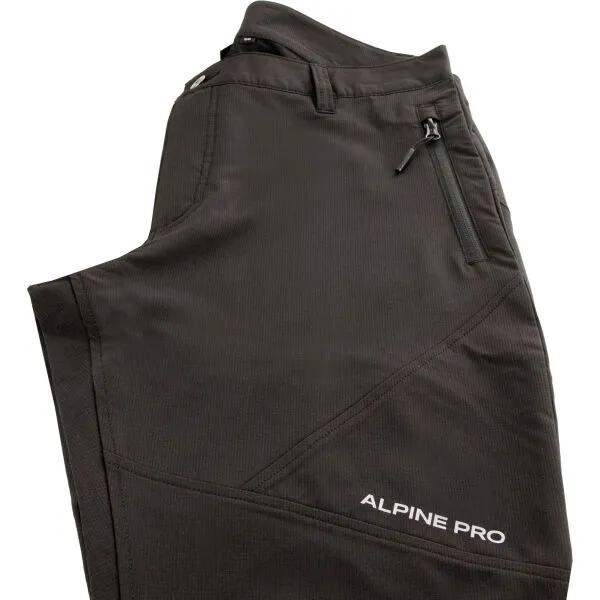 ALPINE PRO GORAT Pánske nohavice, čierna, veľkosť
