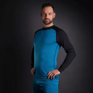 PROGRESS MICROSENSE LS-M Pánske funkčné tričko, tyrkysová, veľkosť XXL