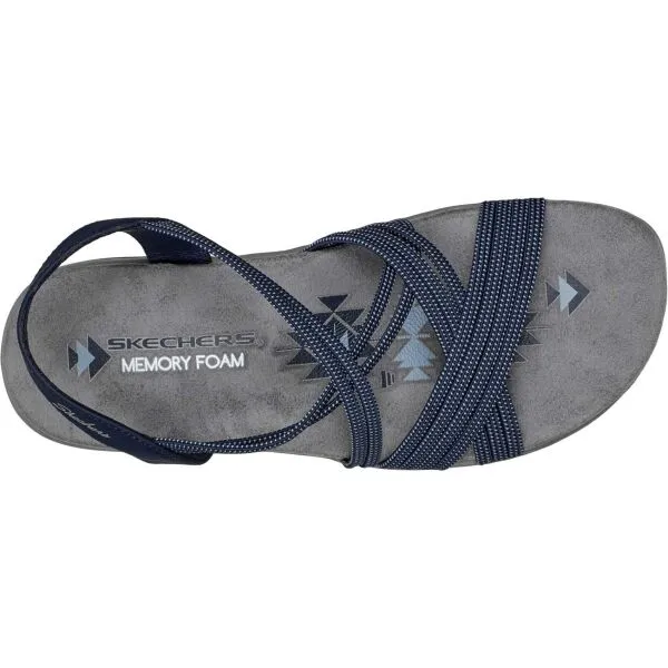 Skechers REGGAE SLIM Dámske sandále, modrá, veľkosť