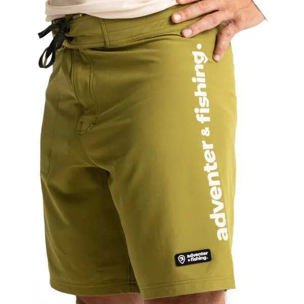 ADVENTER & FISHING UV SHORTS Pánske rybárske kraťasy, khaki, veľkosť